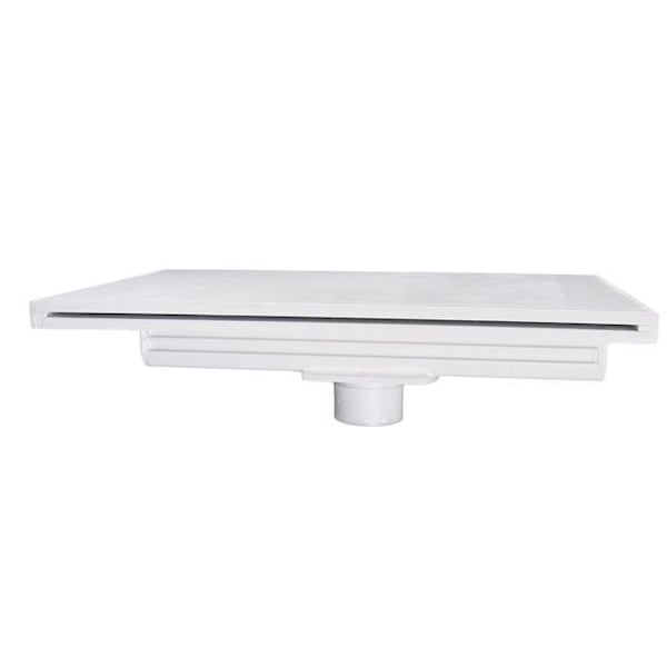 Molded Products Molded Products 25577-220-000 24 x 1 in. Natural Wonders Lip Waterfall Bottom Feed; White 25577-220-000 - main